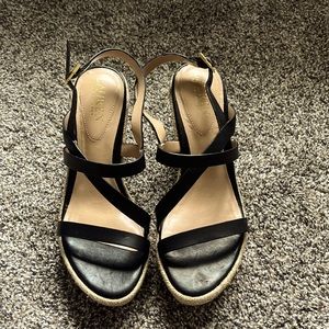 Lauren Ralph Lauren Haleigh Black Sandals